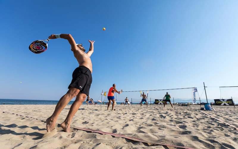 Bech tennis é muito bom, serio! 😁 #beachtennis #jogos